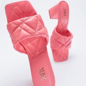 Barbie padded pink sandals! Just worn once! They are like NEW!